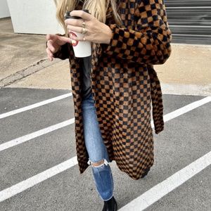 NWT Ascot + Hart Checkered Coat by ACOA Small